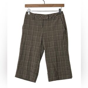 BCX | Y2K vintage low rise plaid wide capri pants Junior’s size 3